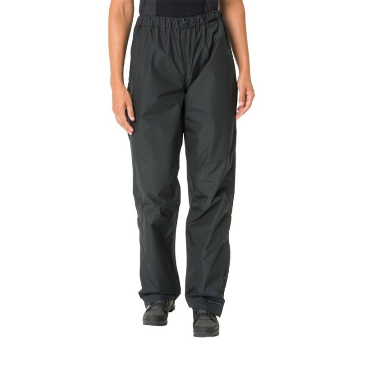Pantalon Femme de pluie VAUDE Fluid - [Noir]