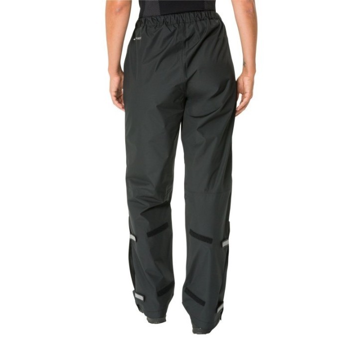 Pantalon Femme de pluie VAUDE Fluid - [Noir]