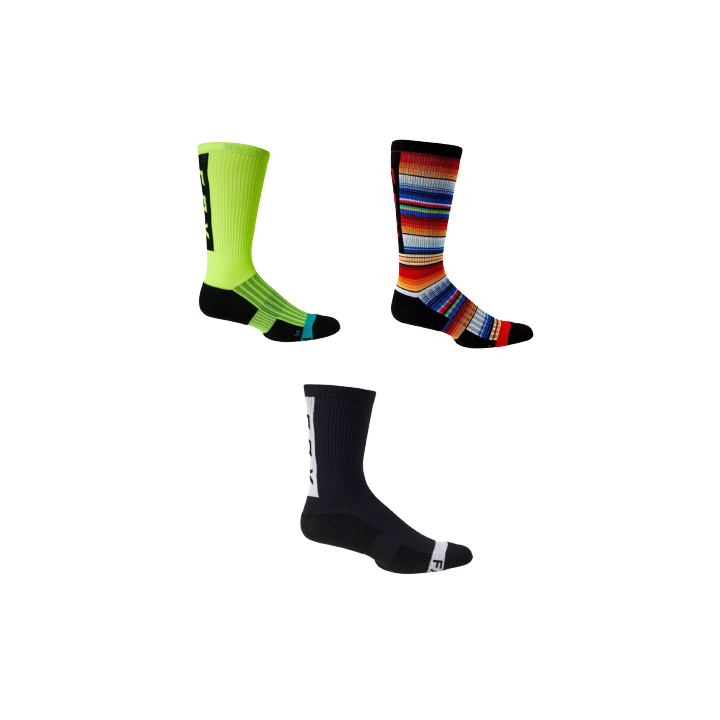 chausette fox 10\" RANGER CUSHION SOCKS   black S/M