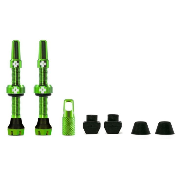 kit valve tubeless MUC-OFF V2 (paire) 44mm - Noir