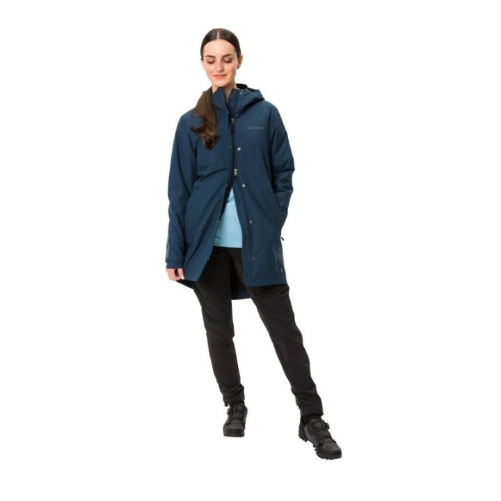Parka Doublée Femme VAUDE Cyclist II Dark Sea