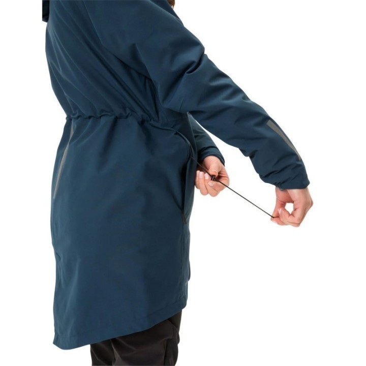 Parka Doublée Femme VAUDE Cyclist II Dark Sea
