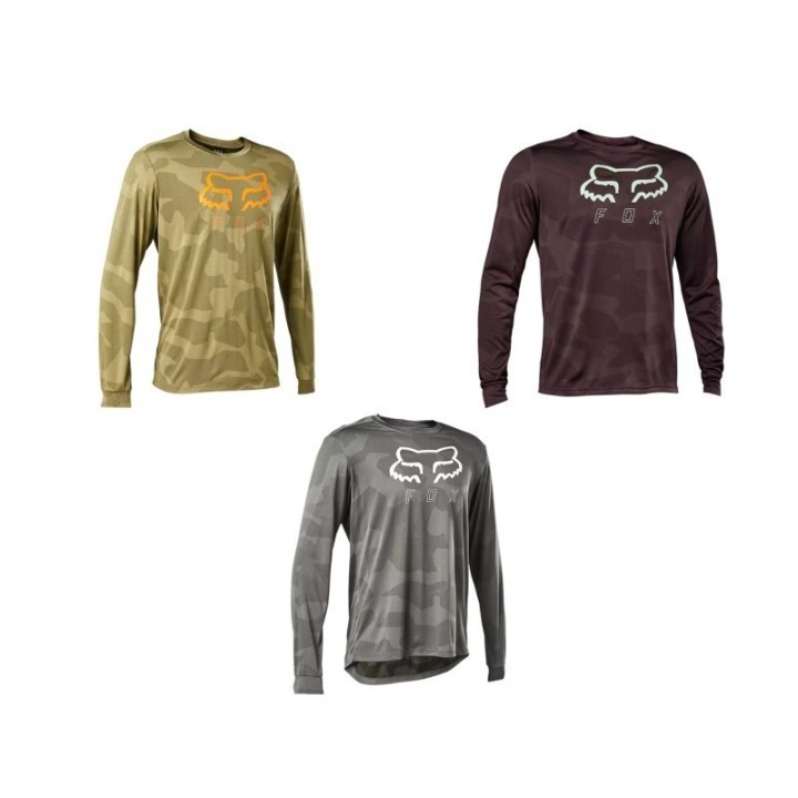 maillot fox ranger tru dri ls jersey gris XXL