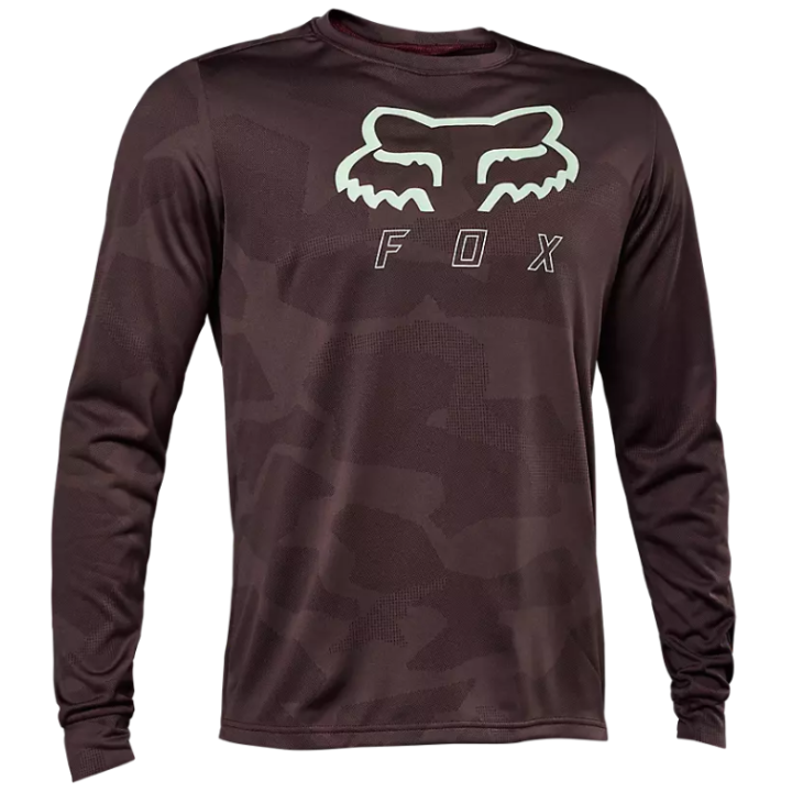 Maillot Homme à Manches Longues FOX Ranger Trudri - Gris