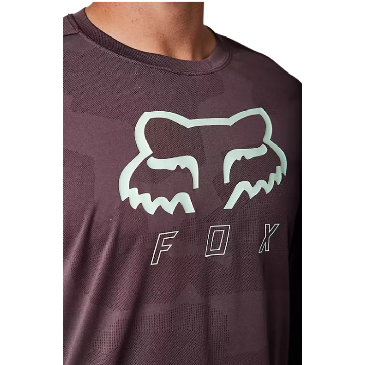 Maillot Homme à Manches Longues FOX Ranger Trudri - Gris