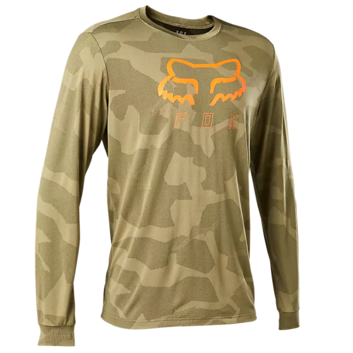 Maillot Homme à Manches Longues FOX Ranger Trudri - Gris