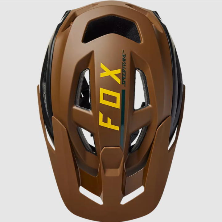 Casque FOX speedframe PRO Blocked - Marron