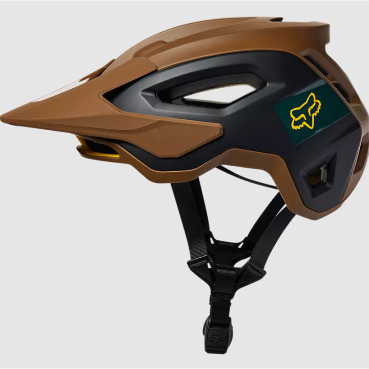 Casque FOX speedframe PRO Blocked - Marron