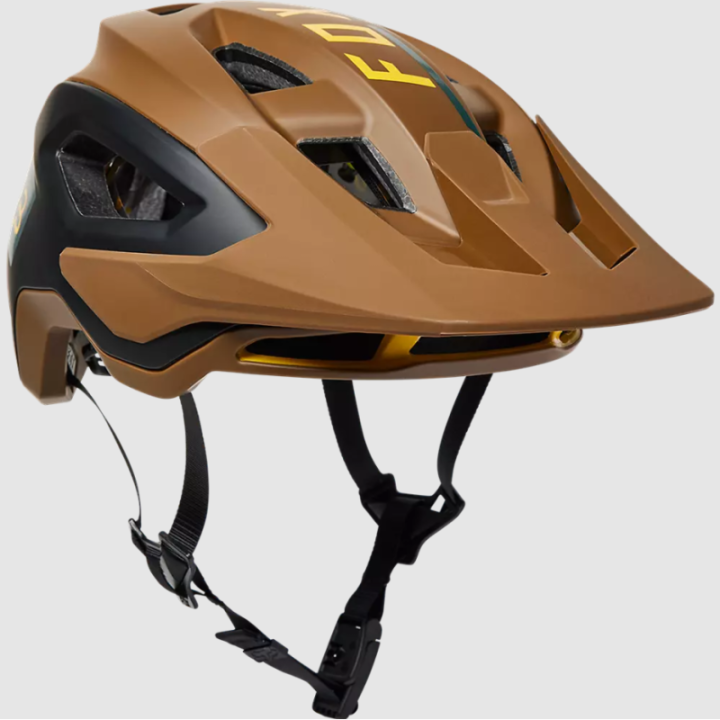 Casque FOX speedframe PRO Blocked - Marron