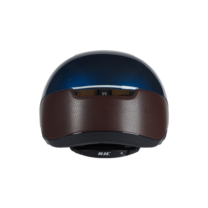 Casque velo urbain standard Hjc CALIDO PLUS Metal Navy Brown - Bleu marine