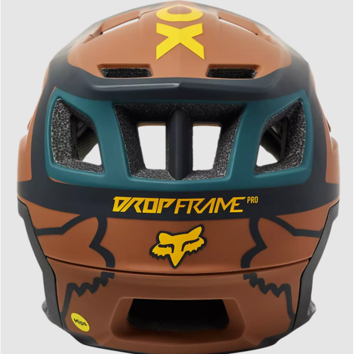 CASQUE FOX DROPFRAME PRO DVIDE MIPS Technology - Marron