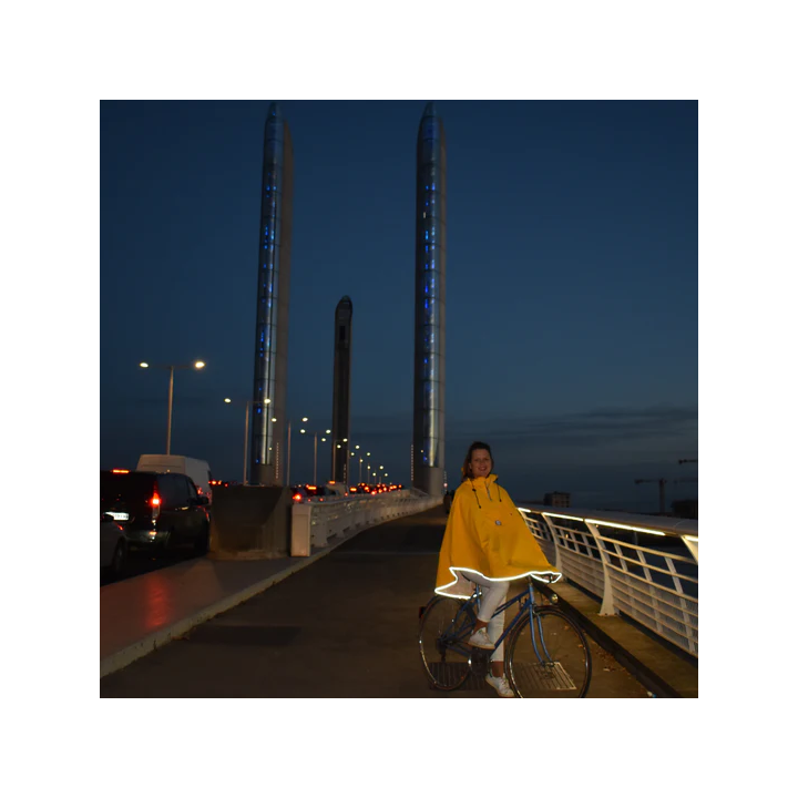 Cape de pluie Vélo Breton POLYESTER 100% RECYCLÉ