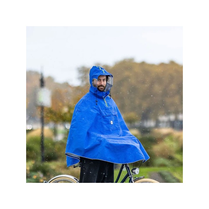 Cape de pluie Vélo Cap Comorin POLYESTER 100% RECYCLÉ