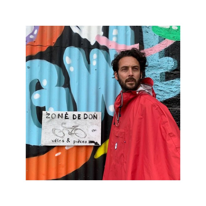 Cape de pluie Vélo Cap Horn POLYESTER 100% RECYCLÉ