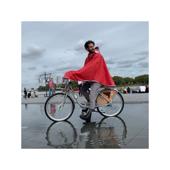 Cape de pluie Vélo Cap Horn POLYESTER 100% RECYCLÉ