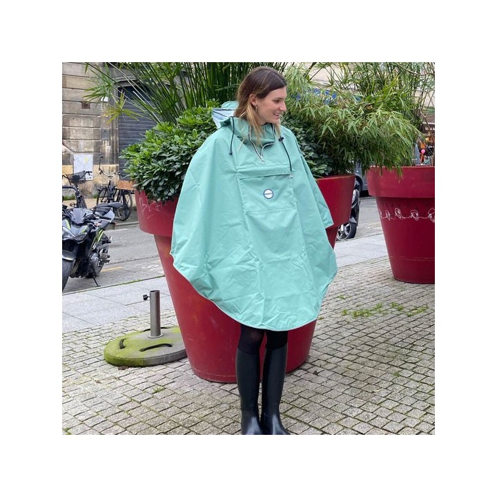 Cape de pluie Vélo Cap Lizard POLYESTER 100% RECYCLÉ