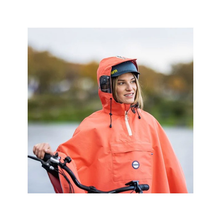 Cape de pluie Vélo Cap York POLYESTER 100% RECYCLÉ