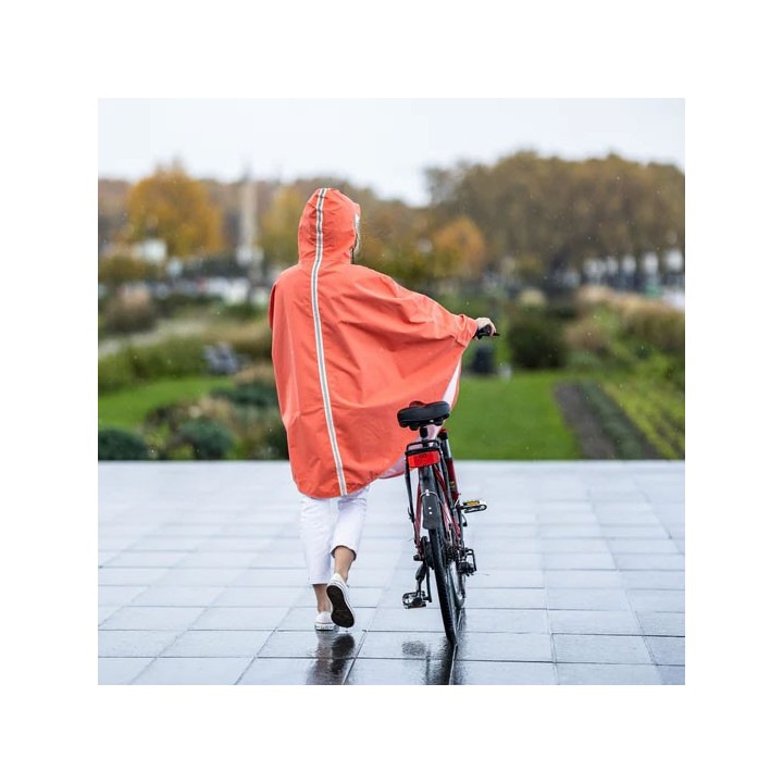Cape de pluie Vélo Cap York POLYESTER 100% RECYCLÉ