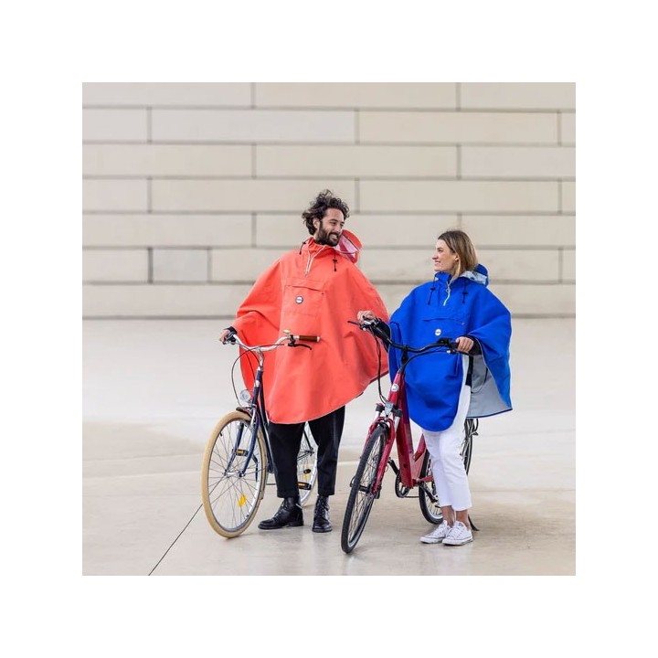 Cape de pluie Vélo Cap York POLYESTER 100% RECYCLÉ