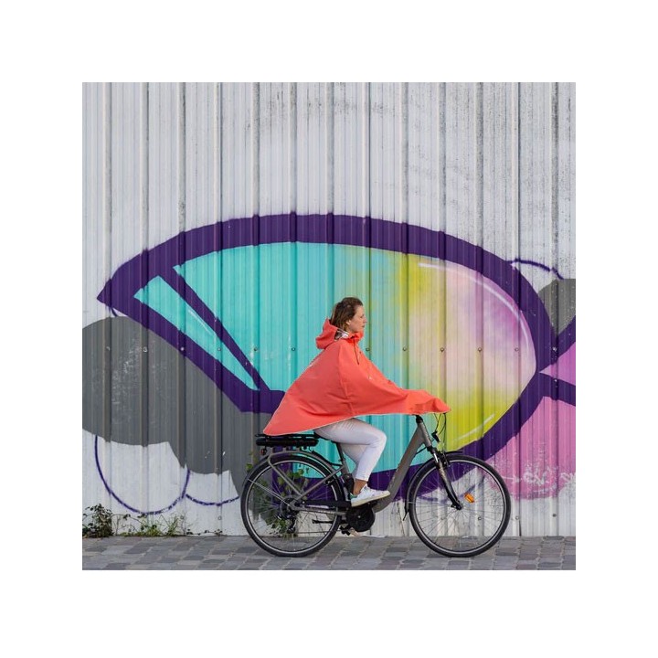 Cape de pluie Vélo Cap York POLYESTER 100% RECYCLÉ
