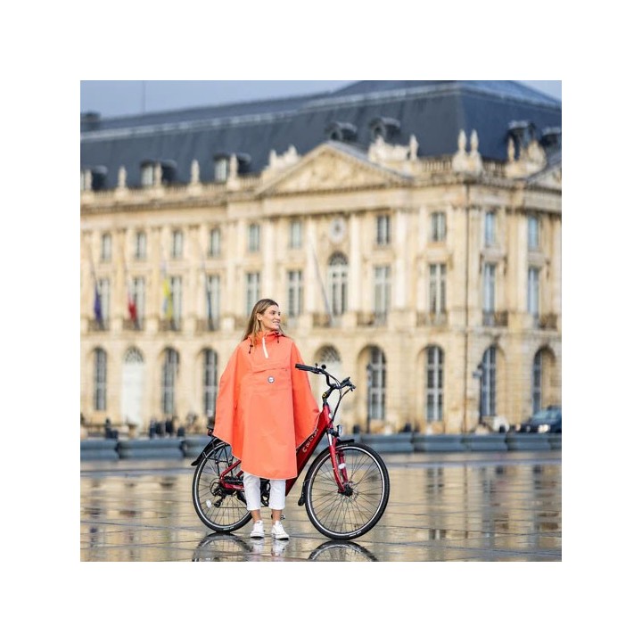Cape de pluie Vélo Cap York POLYESTER 100% RECYCLÉ