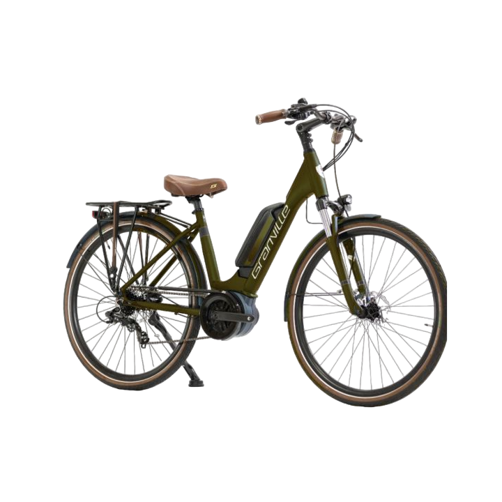 Vélo E-Urban 30 500WH 26\" Cadre Col de cygne Couleur Rouge Taille 42 S