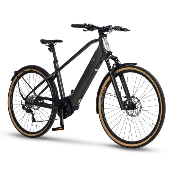 Gitane - G-Life INTENSE Commuter - Taille 43cm - 500 Wh - Couleur Noir Onyx - Alu Brossé