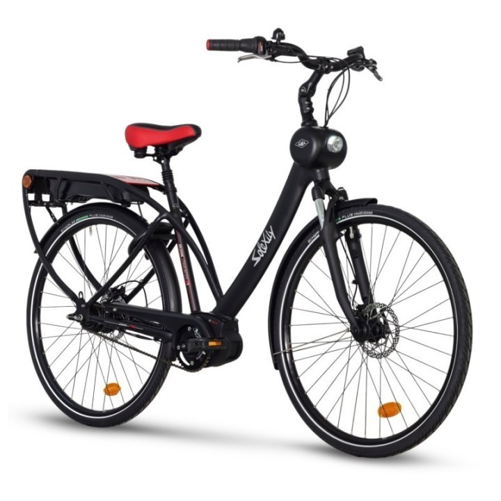 Solexity Infinity N8 -Taille L - Couleur Noir Rouge - 28\'\'-Bosch Perf G3