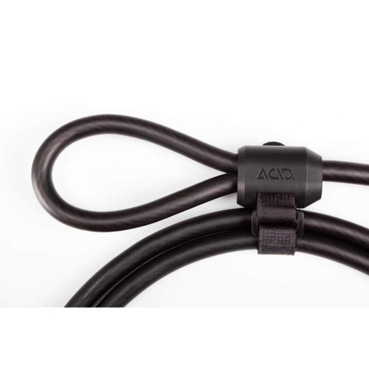 Protection supplémentaire pour vélo avec câble flexible et fixateurs