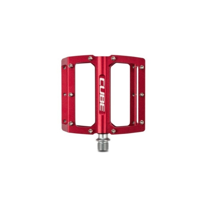 Pédale plate en CNC, 5 finitions anodisées, prise en main idéale