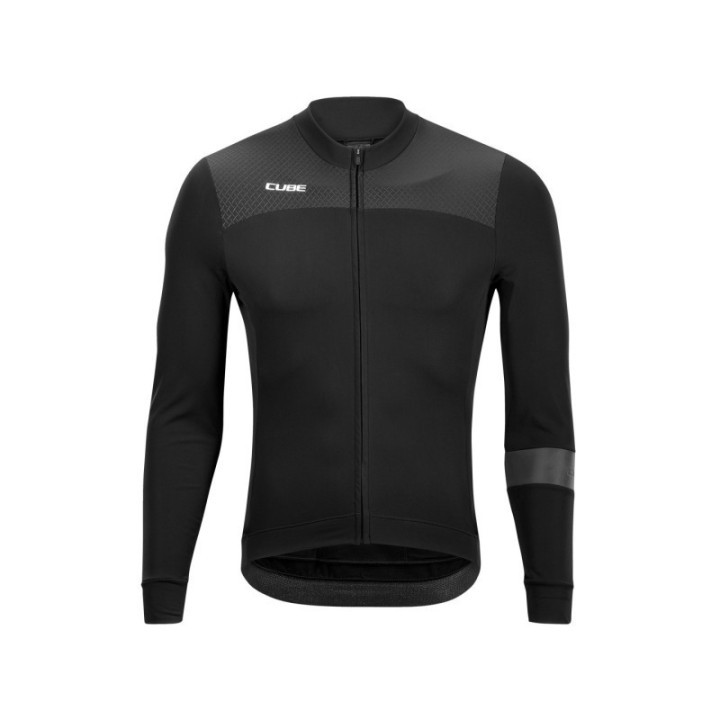 Cube Blackline Long-Sleeve Jersey : cyclisme athlétique et confort