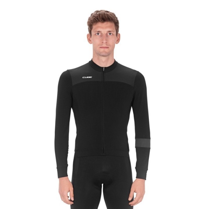 Cube Blackline Long-Sleeve Jersey : cyclisme athlétique et confort