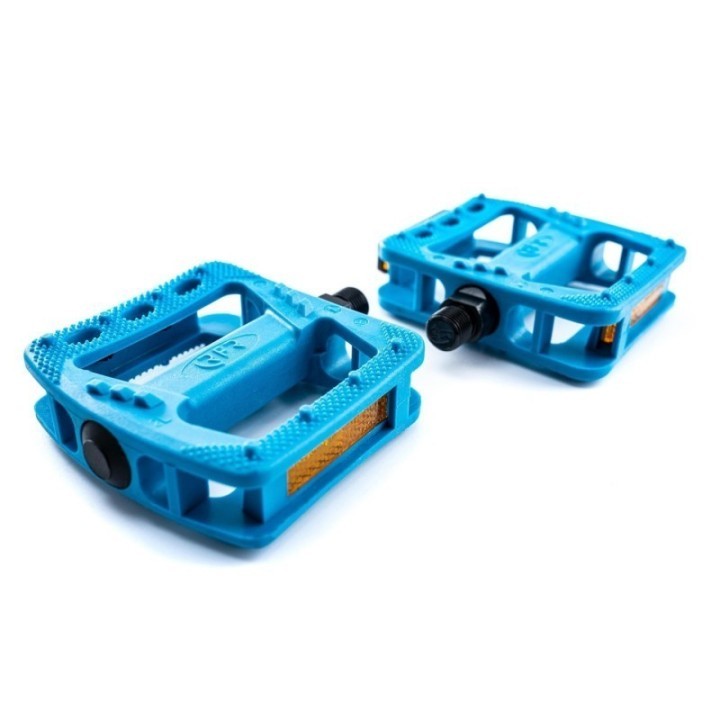 Pédale plate légère en plastique durable avec roulements et axe en acier boron