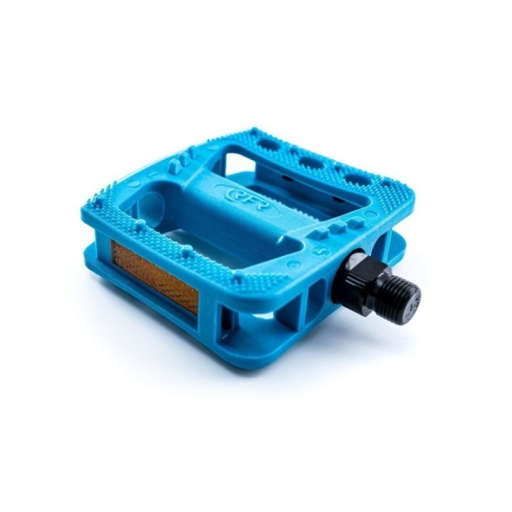 Pédale plate légère en plastique durable avec roulements et axe en acier boron