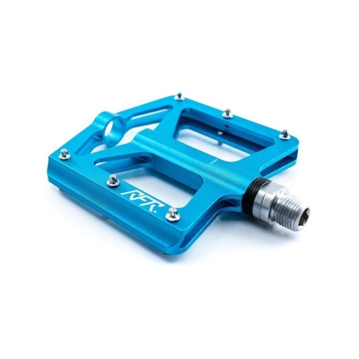 Pédale plate légère avec roulements de cartouche et pinces anti-slip