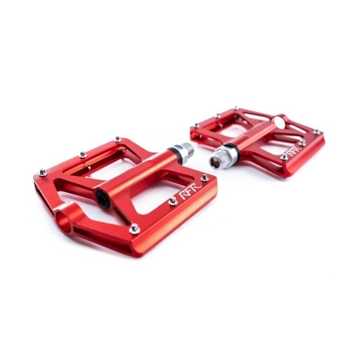 Pédale plate légère avec roulements LSL et pinces anti-slip