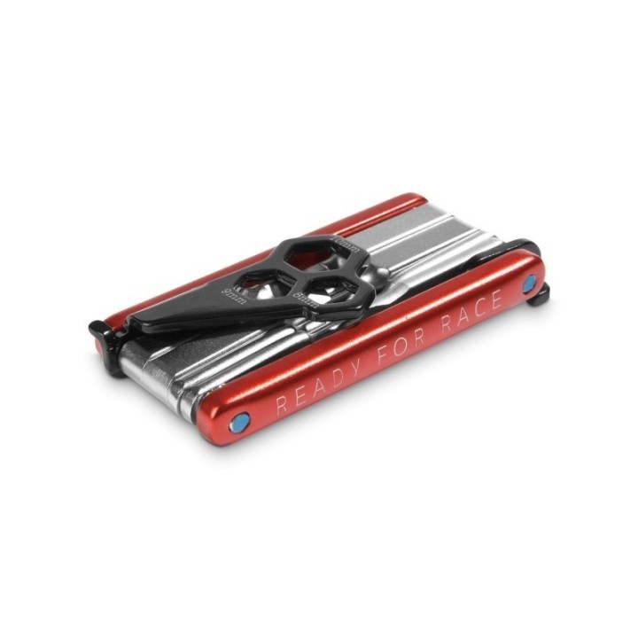 Outil multifonctionnel compact avec 12 outils et accessoires