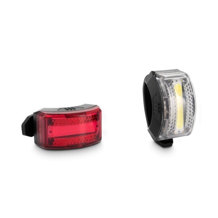 Lumières de sécurité LED rechargeables avec 5 modes et fixation en silicone