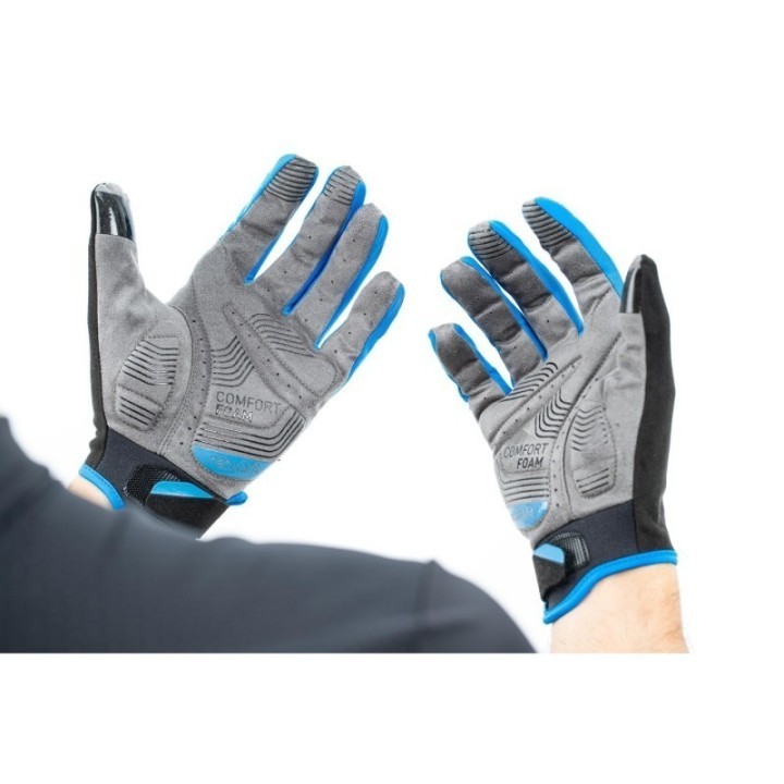 Gants de vélo ergonomiques avec mousse et poignée réglable