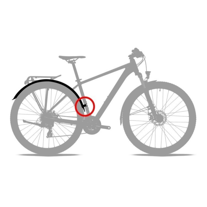 Kit de garde-boue pour vélo de montagne 27,5 pouces