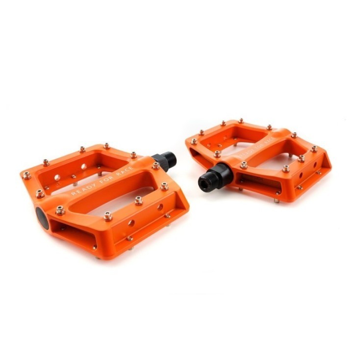 Pédales plates en aluminium léger avec roulements de haute qualité