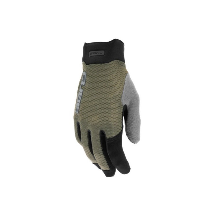 Gants à doigts longs CUBE Gravity pour performances tout-terrain extrêmes