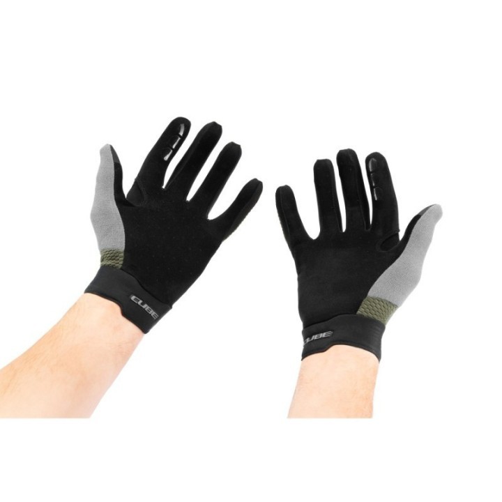 Gants à doigts longs CUBE Gravity pour performances tout-terrain extrêmes