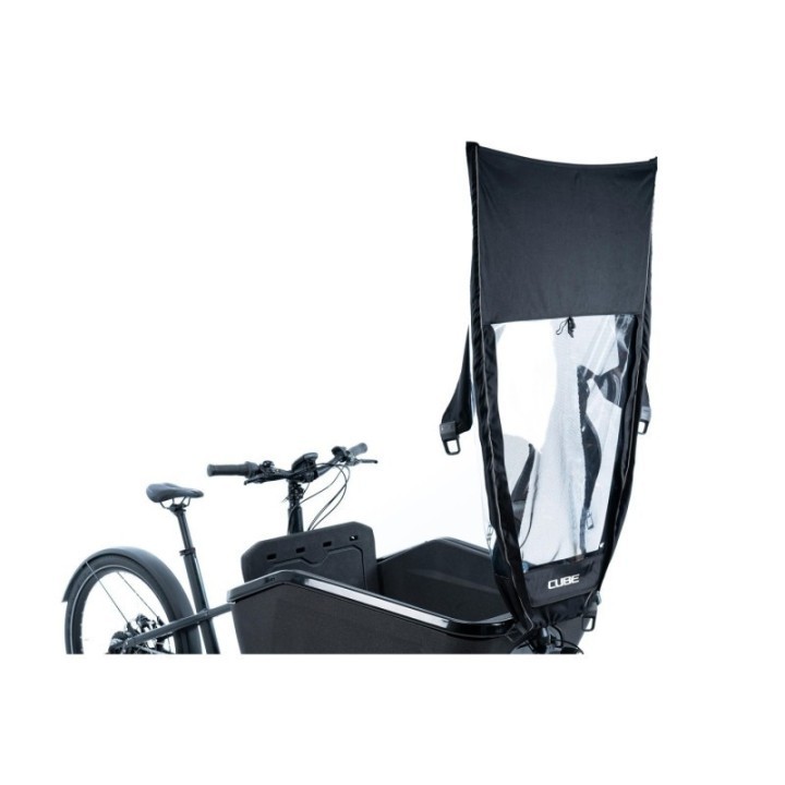 Cycle cargo résistant à l'eau, couvercle de pluie, charge et sécurité