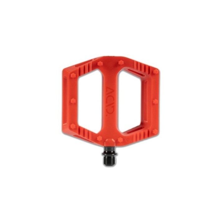 Pédale ACID FLAT C6-ZP pour vélo CUBE, recyclée et solide