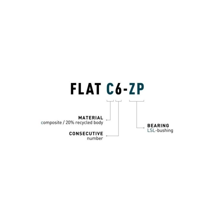 Pédale ACID FLAT C6-ZP, vélo CUBE, VTT, recyclable