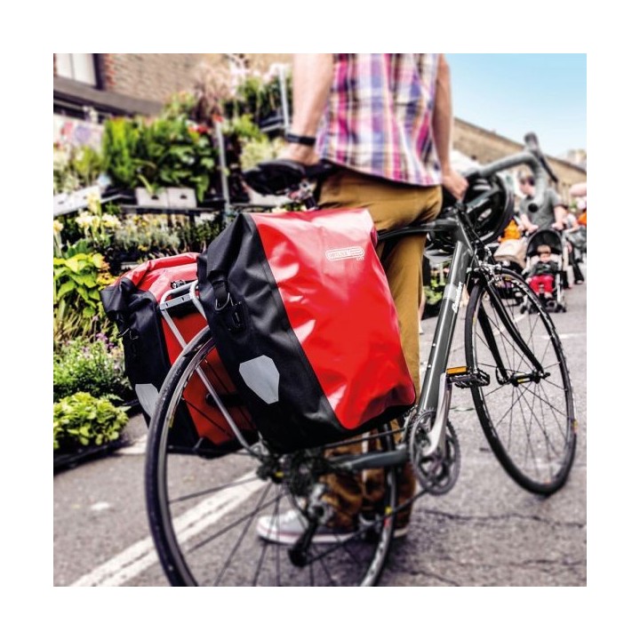 2x  Sacoches ORTLIEB Arriere  Latèrales Back-Roller City - (2x 20L)  [Blanc]