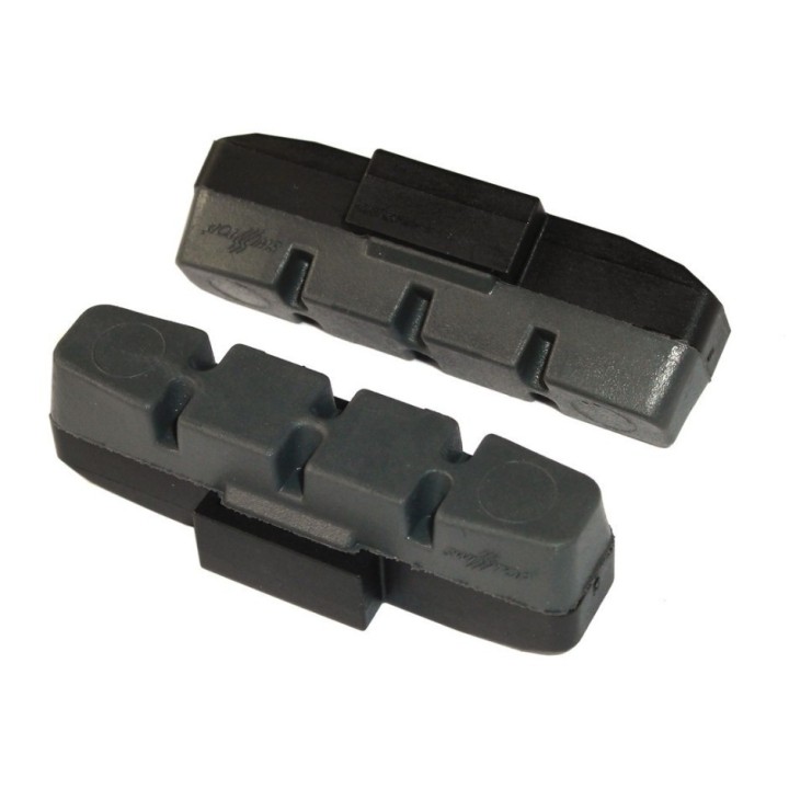 PAIRE DE PATIN XLC HYDROLIQUE COMPATIBLE MAGURA HS11/HS33 GOMME GRISE