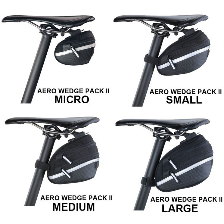 Sacoche Selle TOPEAK AERO WEDGE PACK II - 0.8 L [Small]