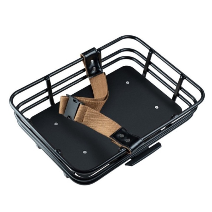 Panier Noir cargo Rétro Small AVSAluminium et fond en plastique.Max. 10 kg. L37 x H7 x l26 cmVolume 12 L .